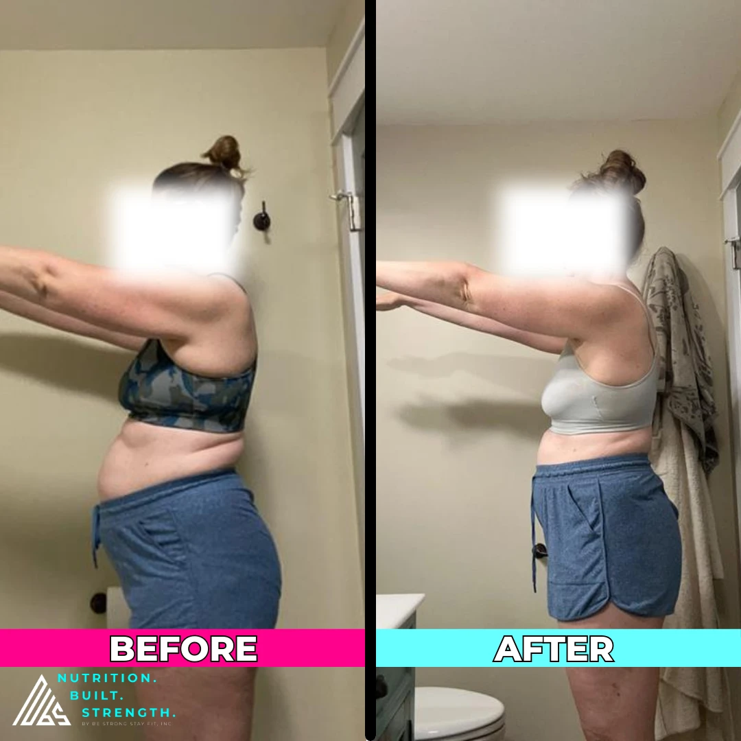 Ellie’s real NBS progress shown from the side